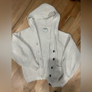 Abercrombie and fitch hooded sweater cardigan